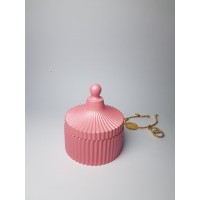 Dekoratif Pembe Mumluk - Takılık