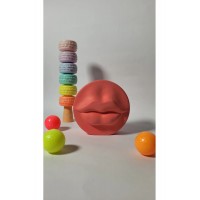 Dekoratif Pembe Dudak Şamdan (Mumluk)