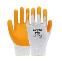 Beybi PN3 POLYESTER ÖRME NİTRİL ELDİVEN (288 adet)