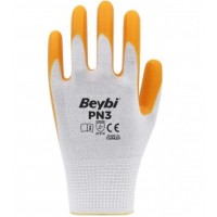 Beybi PN3 POLYESTER ÖRME NİTRİL ELDİVEN (288 adet)