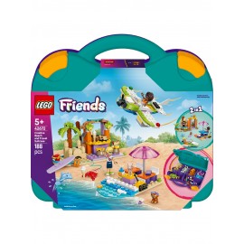 LEGO® Friends Yaratıcı Plaj ve Seyahat Bavulu 42672 - 5 Yaş ve Üzeri Çocuklar için Mini Bebek İçeren Yaratıcı Oyuncak Yapım Seti (188 Parça)