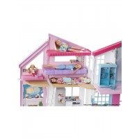 Barbie 'nin Malibu Evi, Dönüşüm Özellikli, 25'ten Fazla Parçalı ve 2 Katlı Bebek Evi FXG57