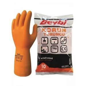 BEYBİ KORUN TURUNCU İŞ ELDİVENİ (120 adet)