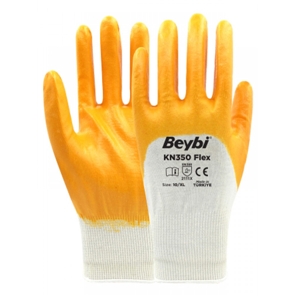 BEYBİ KN350 FLEX PAMUK NİTRİL ELDİVEN 288 adet