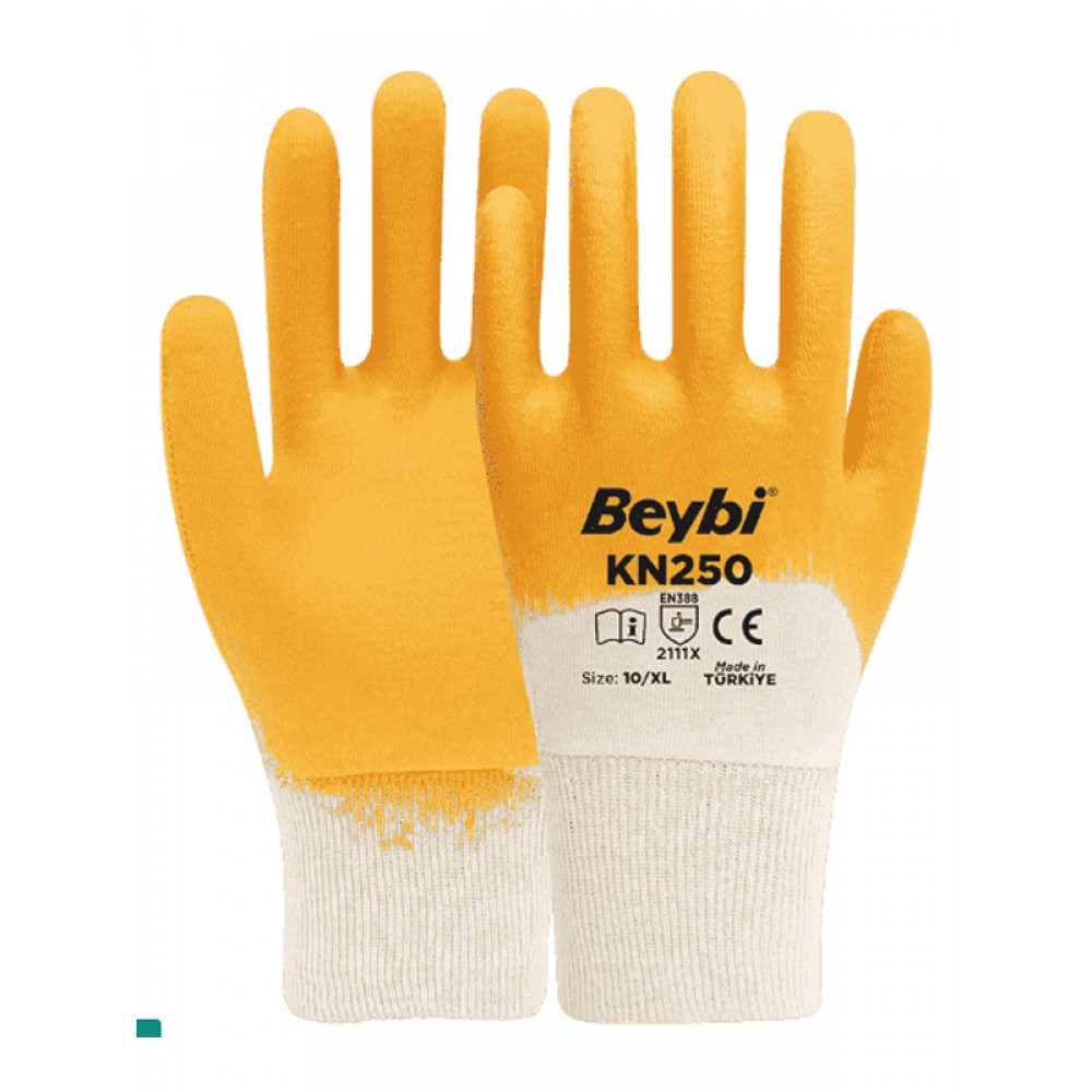 BEYBİ KN250 PAMUK NİTRİL ELDİVEN 288 Adet