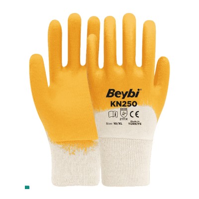 BEYBİ KN250 PAMUK NİTRİL ELDİVEN 288 Adet