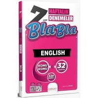 Günay Yayınları 7.SINIF Bla Bla 32 Haftalık İngilizce Denemeleri