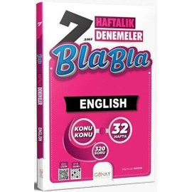 Günay Yayınları 7.SINIF Bla Bla 32 Haftalık İngilizce Denemeleri