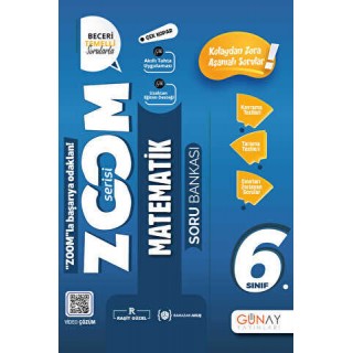 Günay Yayınları 6. SINIF Zoom Serisi Matematik Soru Bankası