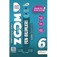 Günay Yayınları 6. SINIF Zoom Serisi Fen Bilimleri Soru Bankası