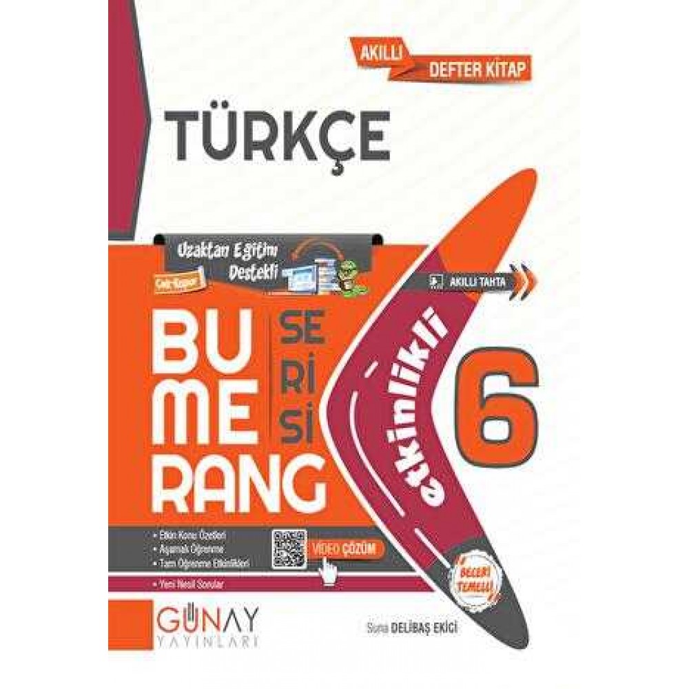 Günay Yayınları 6. SINIF  Bumerang Etkinlikli Türkçe