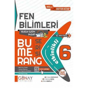 Günay Yayınları 6. SINIF Bumerang Etkinlikli Fen Bilimleri