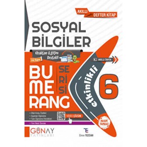 Günay Yayınları 6. SINIF Bumerang Etkinlikli Sosyal Bilgiler