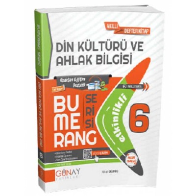 Günay yayınları 6. SINIF Bumerang Etkinlikli  Din Kültürü ve Ahlak Bilgisi 