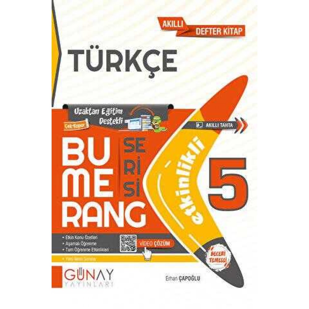 Günay yayınları 5.SINIF  Bumerang Etkinlikli Türkçe